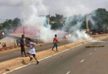 Coyah: des victimes enregistrées dans de violentes manifestations contre les exactions policières