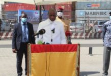 Port Autonome de Conakry : Alpha Condé lance la mise en service des scanners mobiles