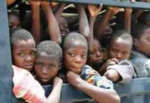 Labé : un camion intercepté avec 72 enfants à son bord