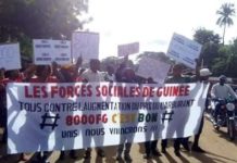 Kindia : les forces sociales dans la rue ce lundi !