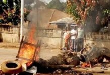Kindia: de violents heurts font plusieurs blessés