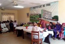 Fria : ouverture de la première session extraordinaire du conseil communal