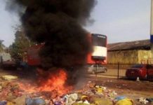 Conakry: des habitants de Bonfi manifestent contre le délestage du courant électrique