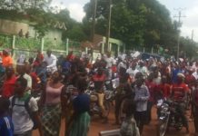 Boké: marche sans heurts du FNDC