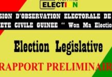 Guinée: la mission d’observation électorale de la société civile fait une importante suggestion à la CENI