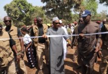 Fria: Alpha Condé inaugure une infrastructure de l’ANAFIC