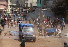 Guinée/Manifestations du 12 février : 15 blessés dont 1 par balle (FNDC)