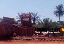 Urgent/Boké: déraillement du train mineralier de la CBG
