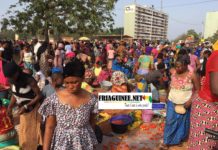 Fria: le stade Konko Sylla transformé en marché ce mardi