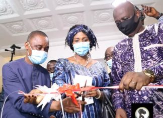 Guinée/MSCPH: le Ministre Bantama Sow inaugure deux services d’appui au développement du sport et de la culture