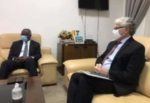 Guinée/Présidentielle 2020: le chargé d’affaires de l’Ambassade des USA chez le Ministre des Affaires Étrangères