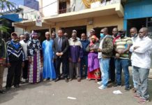 Fermeture prolongée des frontières guinéennes: des transporteurs et opérateurs économiques guinéens rencontrent le président du GOHA à Dakar