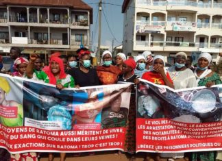 Conakry : des femmes de l’opposition dans la rue pour dénoncer les exactions commises dans la commune de Ratoma