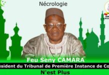 Nécrologie : Monsieur Seny Camara, président du TPI de Coyah décédé à Conakry (Justice)