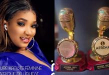 Afrima Awards: Djeli Kaba Bintou consacrée Meilleure artiste féminine de l’Afrique de l’Ouest
