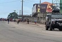 Conakry : Les manifestations reprennent sur l’axe le Prince, à Bambeto les coups de feu retentissent !