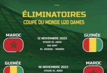 Qualification mondial U20 (Dames):Sékouba Camara dévoile la liste des 20 joueuses pour la double confrontation contre le Maroc au 3ème tour
