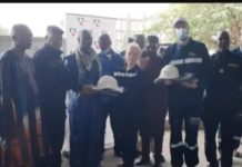 Incendie de Kaloum : la société RUSAL offre un important lot d’équipements à la Protection civile
