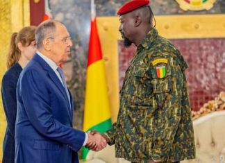 Palais Mohamed V : Le général Mamadi Doumbouya reçoit Sergueï Lavrov, Chef de la diplomatie russe!