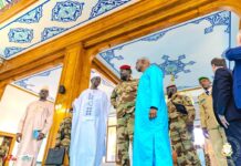 Religion: le Général Mamadi DOUMBOUYA inaugure la Mosquée Recep Tayyip Erdogan du Bataillon du Quartier Général (BQG) du Camp Samory TOURÉ