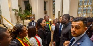 81e Session de l’Assemblée Générale de l’ONU : le Chef de l’État, S.E. Mamadi Doumbouya, est arrivé à New York