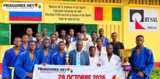 Fria : Le club de judo célèbre la journée mondiale du judo et met en lumière ses jeunes talents